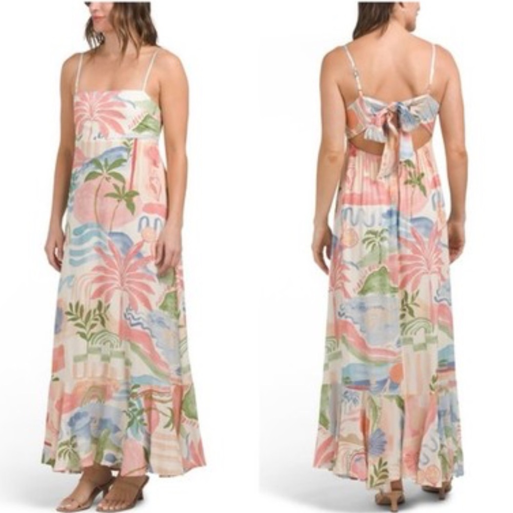 Anthropologie Multicolor Maxi Dress
